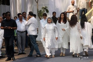 Celebs Condolence To Sridevi At Mumbai